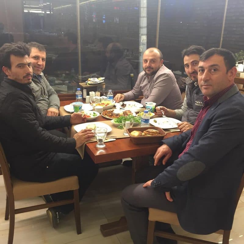 Grup yemeği Seyithan İşkembe